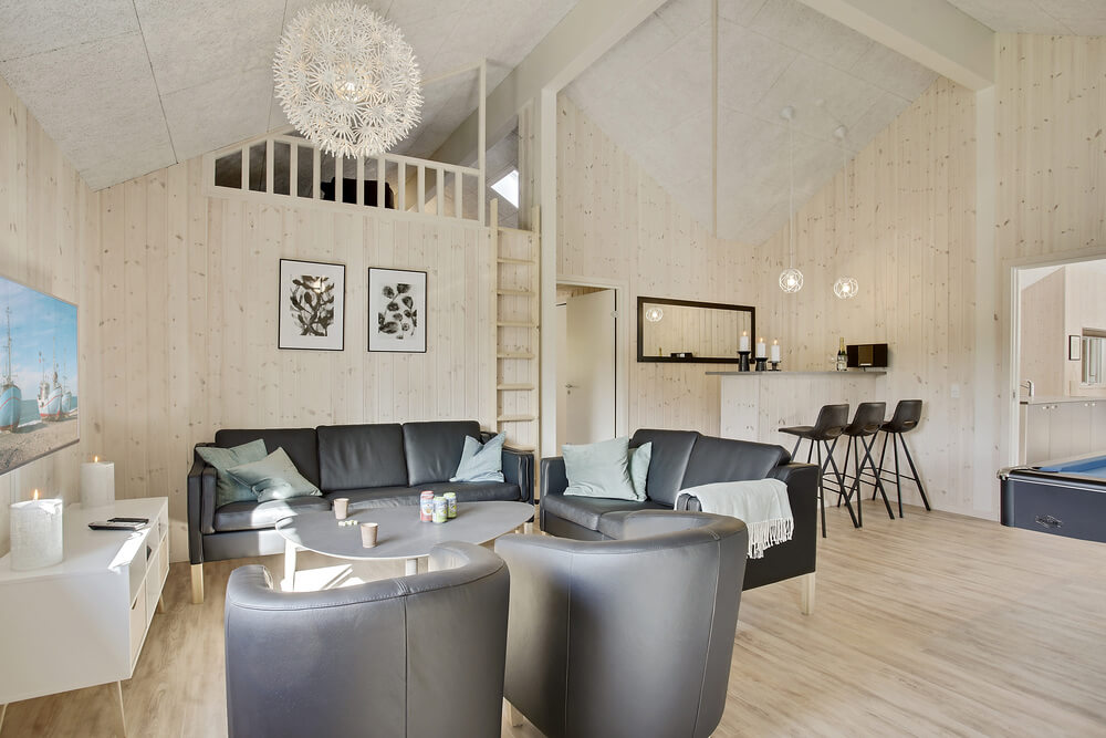 Das Ferienhaus 406 ist mit eigener Bar ausgestattet