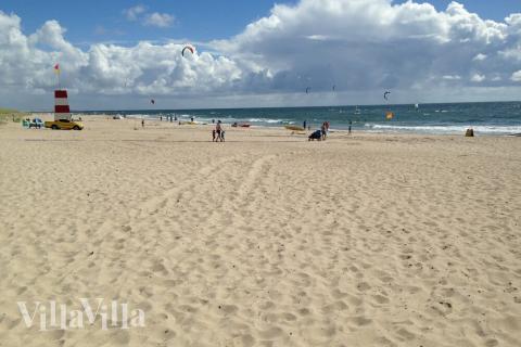 Der Strand in der Nähe von Luxusferienhaus Nr. 407.