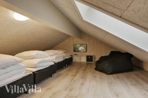 Einige der 18 Schlafgelegenheiten befinden sich im Luxusferienhaus Nr. 392 auf dem ausgebauten Dachboden