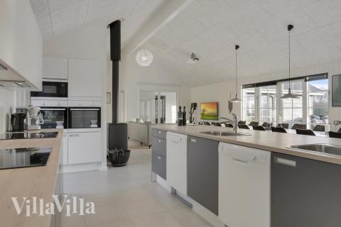 Die Küche im Luxusferienhaus Nr. 415 ist gut eingerichtet.