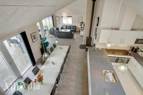 Die Küche im Luxusferienhaus Nr. 409 ist gut eingerichtet.