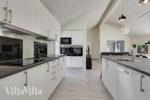 Die Küche im Luxusferienhaus Nr. 419 ist gut eingerichtet.