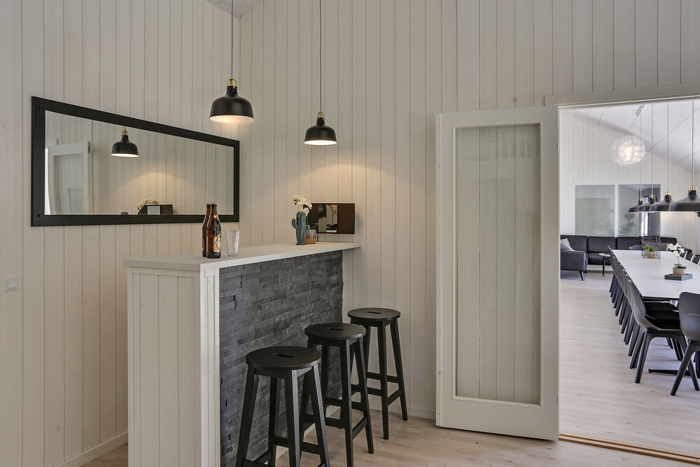 Das Ferienhaus 419 ist mit eigener Bar ausgestattet