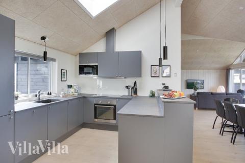 Die Küche im Luxusferienhaus Nr. 418 ist gut eingerichtet.