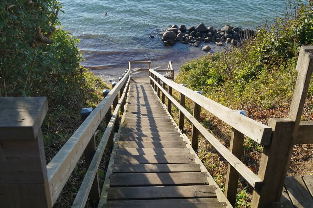 Der herrliche Strand in der Nähe von Luxusferienhaus Nr. 417 bei Nordseeland.