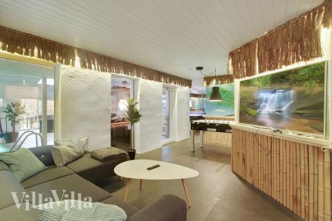 Veranstaltet ein Turnier im Aktivitätsraum, wenn ihr das Ferienhaus Nr. 423 in Ostjütland besucht.