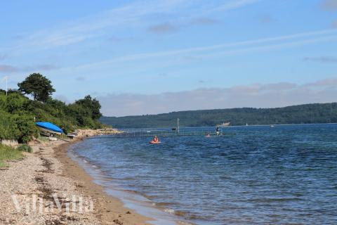 Der Strand in der Nähe von Luxusferienhaus Nr. 421.
