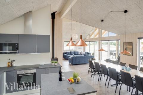 Aufenthaltsraum mit Platz für 16 im Luxusferienhaus Nr. 426.