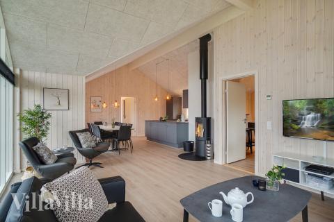 Aufenthaltsraum mit Platz für 10 im Luxusferienhaus Nr. 723.