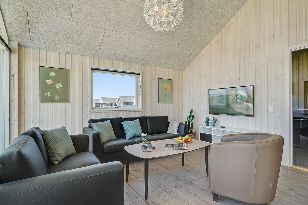 Das Luxusferienhaus Nr. 722 hat einen wunderschönen Aufenthaltsraum.
