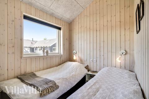 Eines der 4 Schlafzimmer im Luxusferienhaus Nr. 718