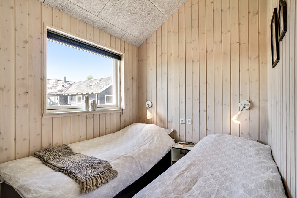 Eines der 4 Schlafzimmer im Luxusferienhaus Nr. 718