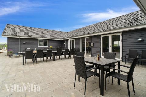 Große Terrasse am Luxusferienhaus Nr. 429 in Limfjord.