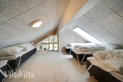 Einige der 30 Schlafgelegenheiten befinden sich im Luxusferienhaus Nr. 429 auf dem ausgebauten Dachboden