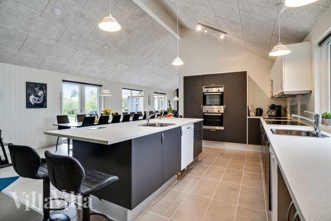 Die Küche im Luxusferienhaus Nr. 431 ist gut eingerichtet.