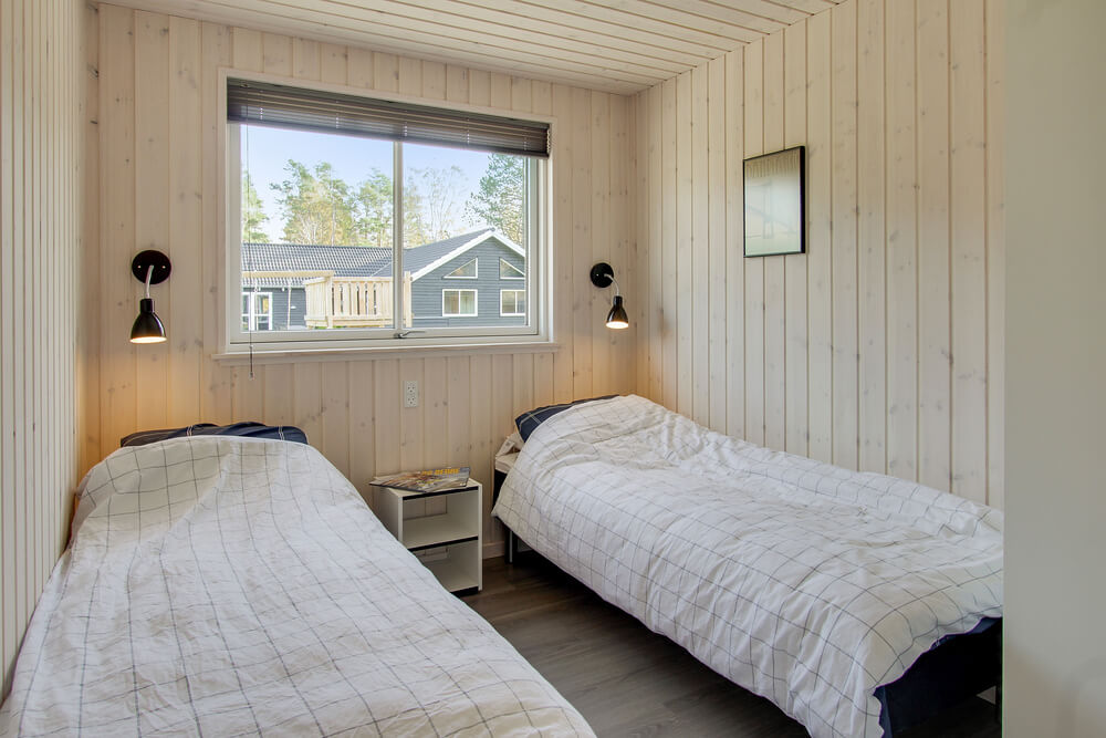 Eines der 7 Schlafzimmer im Luxusferienhaus Nr. 435