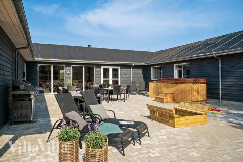 Große Terrasse am Luxusferienhaus Nr. 440 in Nordjütland.