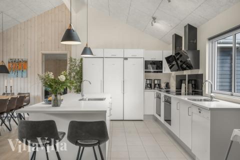 Die Küche im Luxusferienhaus Nr. 440 ist gut eingerichtet.