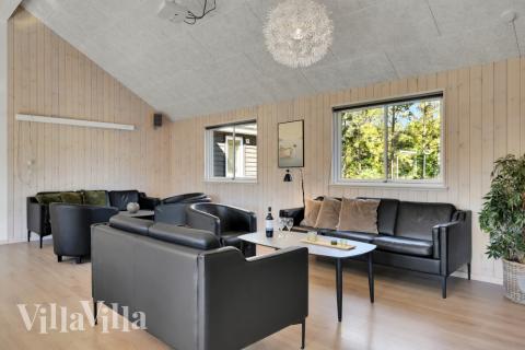 In der Sofalandschaft des Ferienhauses Nr. 436 kann man es richtig gemütlich machen.