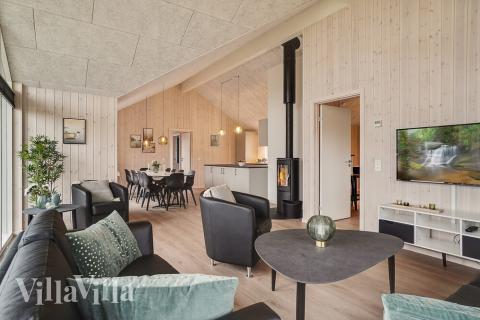 Aufenthaltsraum mit Platz für 10 im Luxusferienhaus Nr. 719.