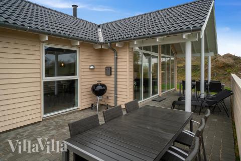 Das Luxusferienhaus Nr. 719 hat eine tolle Terrasse, die mit hochwertigen Gartenmöbeln für 10 Personen ausgestattet ist.