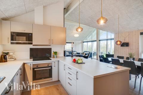 Die Küche im Luxusferienhaus Nr. 725 ist gut eingerichtet.