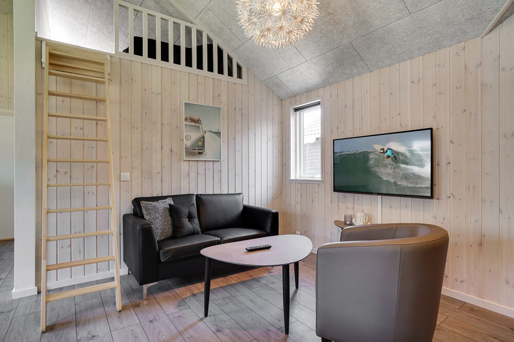Aktivitätsraum im Luxusferienhaus Nr. 720 mit 7 Schlafzimmern und Platz für 18 Gäste.