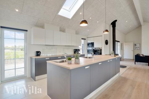 Die Küche im Luxusferienhaus Nr. 442 ist gut eingerichtet.