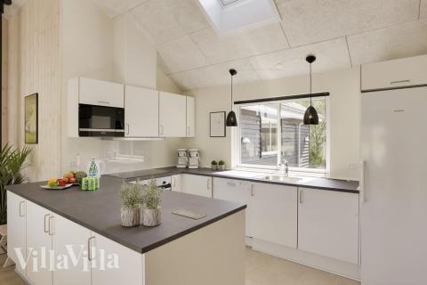 Die Küche in dem Luxusferienhaus Nr. 433 ist so gut ausgestattet, dass man problemlos Mahlzeiten für 16 Personen zubereiten kann.