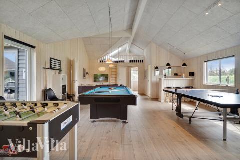 Veranstaltet ein Turnier im Aktivitätsraum, wenn ihr das Ferienhaus Nr. 453 in Westjütland besucht.