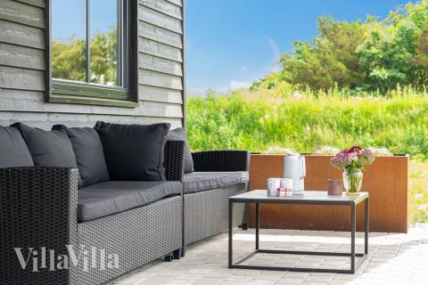 Das Luxusferienhaus Nr. 453 hat eine tolle Terrasse, die mit hochwertigen Gartenmöbeln für 20 Personen ausgestattet ist.