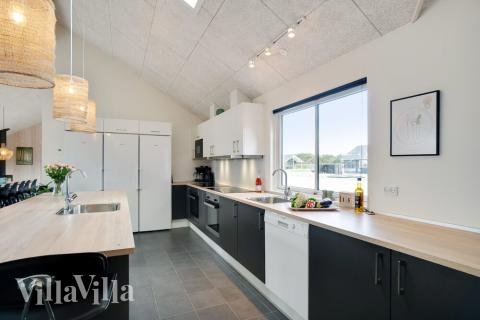 Die Küche im Luxusferienhaus Nr. 454 ist gut eingerichtet.