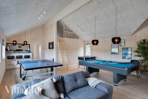 Veranstaltet ein Turnier im Aktivitätsraum, wenn ihr das Ferienhaus Nr. 456 in Westjütland besucht.