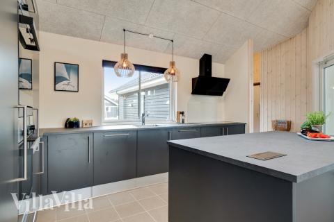 Die Küche im Luxusferienhaus Nr. 456 ist gut eingerichtet.