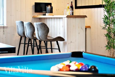 Das Ferienhaus 457 ist mit eigener Bar ausgestattet