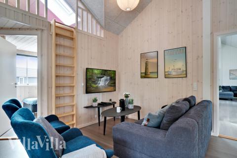 Aktivitätsraum im Luxusferienhaus Nr. 463 mit 8 Schlafzimmern und Platz für 20 Gäste.