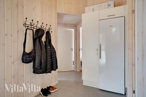 Der geräumige Eingangsbereich im Luxusferienhaus Nr. 463 in Westjütland