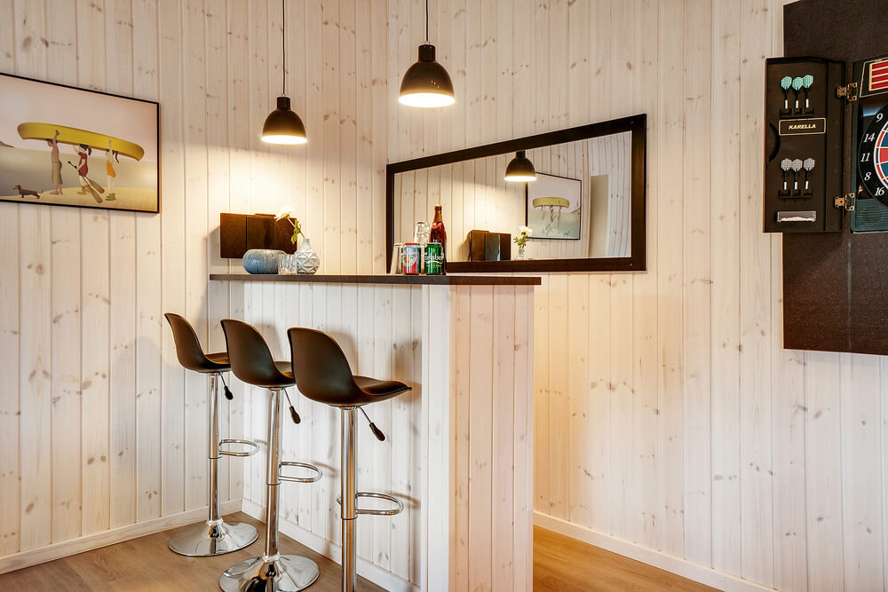 Das Ferienhaus 473 ist mit eigener Bar ausgestattet