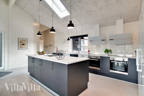 Die Küche im Luxusferienhaus Nr. 467 ist gut eingerichtet.