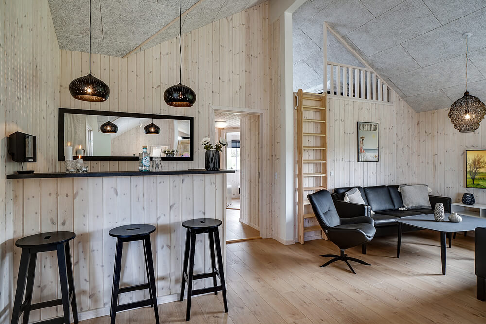 Das Ferienhaus 461 ist mit eigener Bar ausgestattet