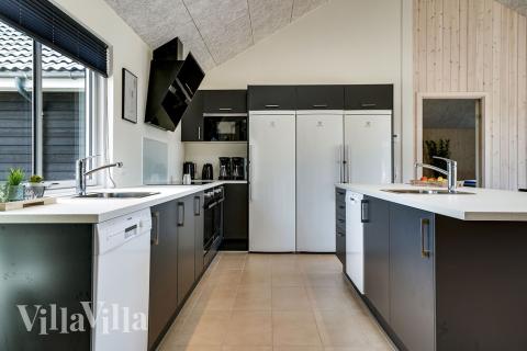 Die Küche im Luxusferienhaus Nr. 461 ist gut eingerichtet.