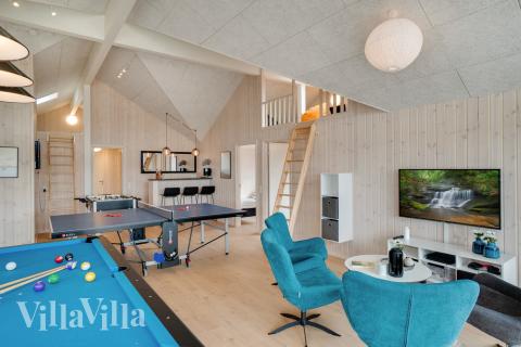 Veranstaltet ein Turnier im Aktivitätsraum, wenn ihr das Ferienhaus Nr. 465 in Westjütland besucht.