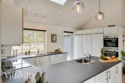 Die Küche im Luxusferienhaus Nr. 465 ist gut eingerichtet.