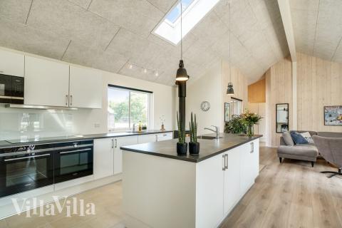 Die Küche im Luxusferienhaus Nr. 451 ist gut eingerichtet.