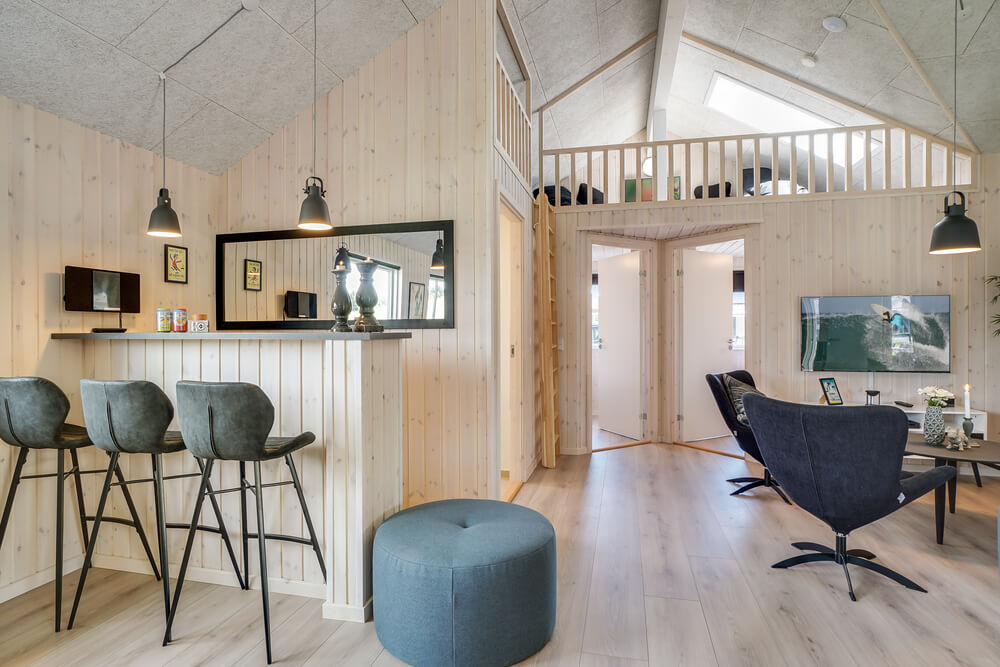 Das Ferienhaus 451 ist mit eigener Bar ausgestattet