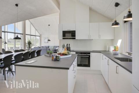 Die Küche im Luxusferienhaus Nr. 459 ist gut eingerichtet.