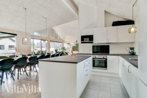 Die Küche im Luxusferienhaus Nr. 464 ist gut eingerichtet.