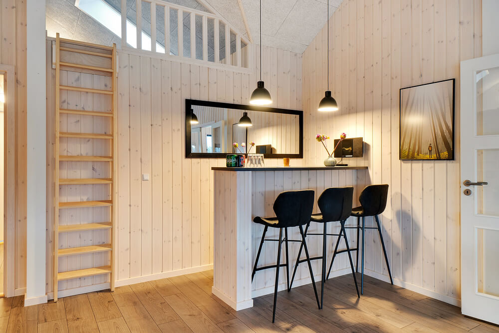 Das Ferienhaus 462 ist mit eigener Bar ausgestattet