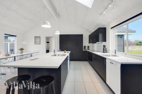 Die Küche im Luxusferienhaus Nr. 468 ist gut eingerichtet.