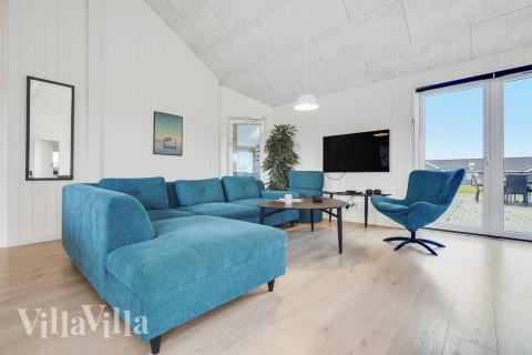 Die Couchecke im Luxusferienhaus Nr. 468 in Lolland/Falster/Mön.